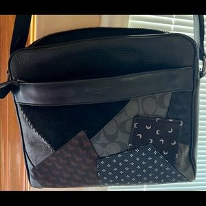 Coach  Patch work Messenger Cross Body Bag